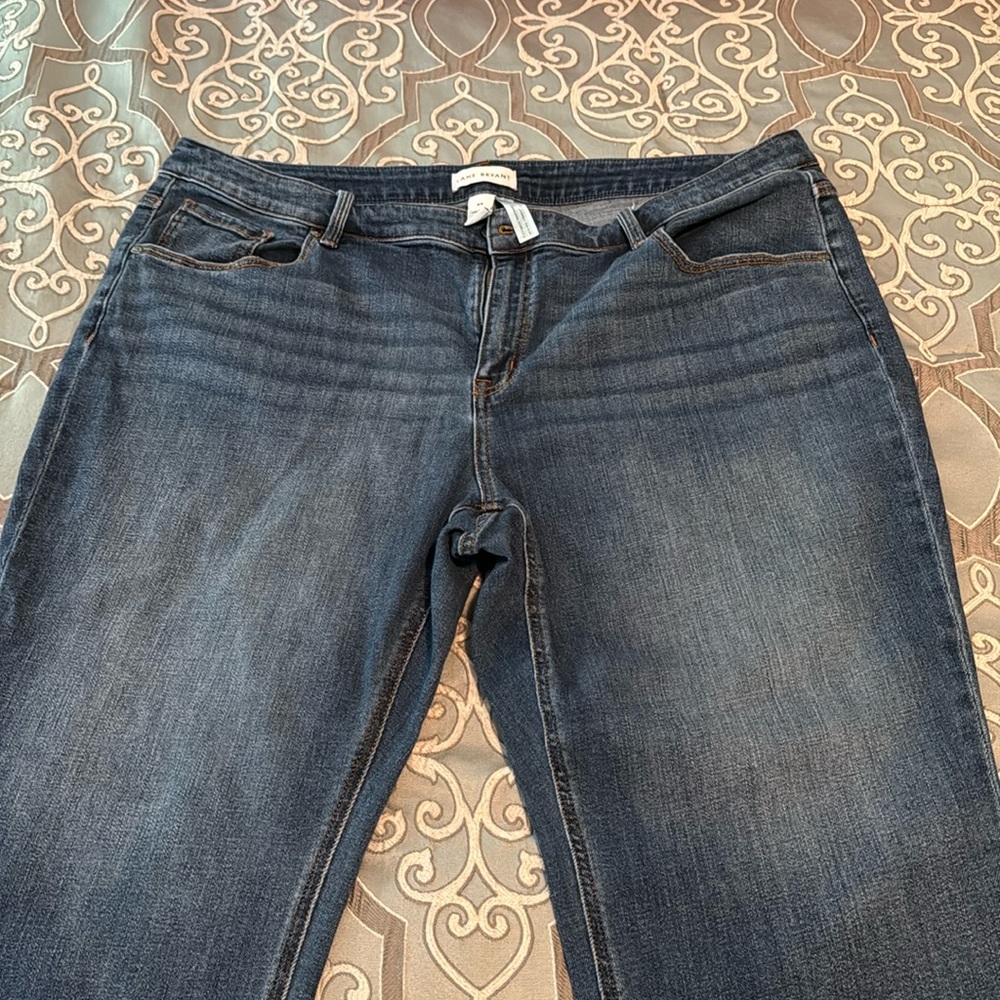 Lane Bryant size 24 flex magic, waistband, high-rise straight Jean